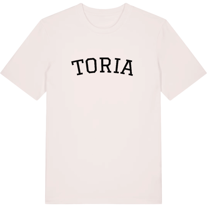 Toria böjd t-shirt – t-shirt från PinShirt