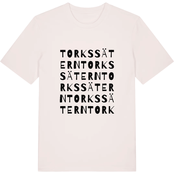 Torkssätern ordlek t-shirt – t-shirt från PinShirt