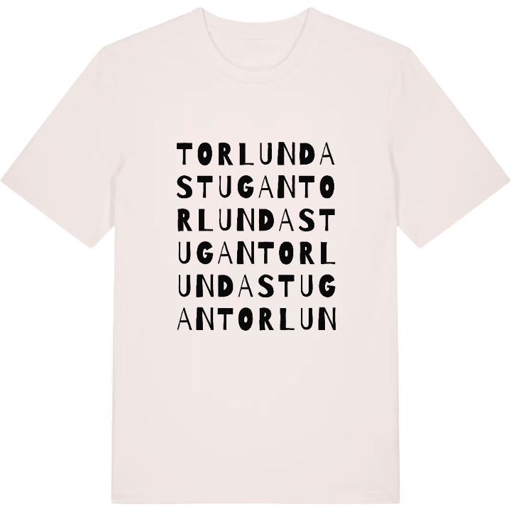 Torlundastugan ordlek t-shirt – t-shirt från PinShirt