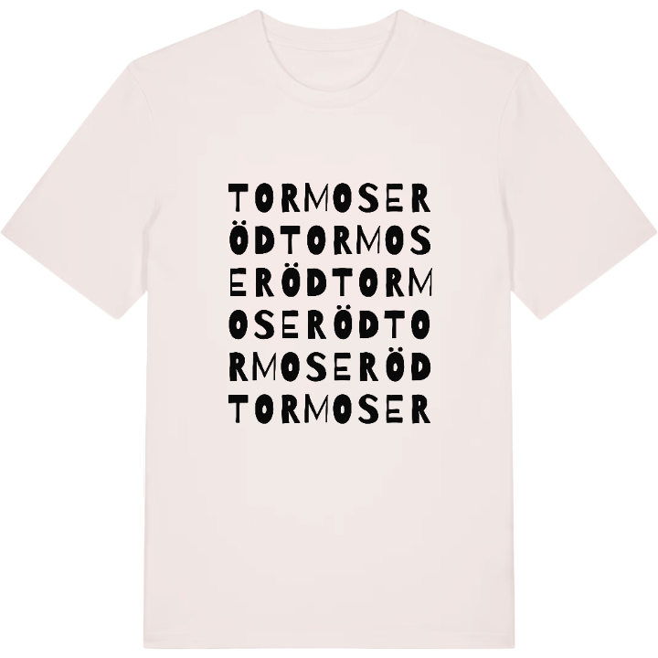 Tormoseröd ordlek t-shirt – t-shirt från PinShirt