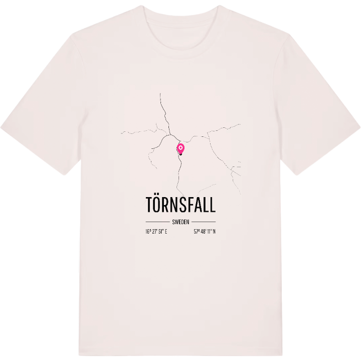 Törnsfall karta t-shirt – t-shirt från PinShirt