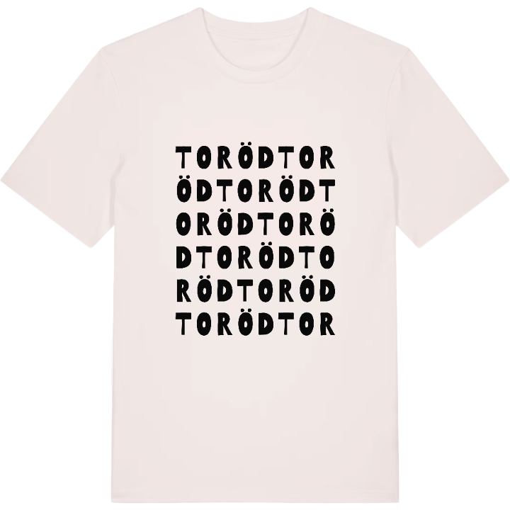 Toröd ordlek t-shirt – t-shirt från PinShirt