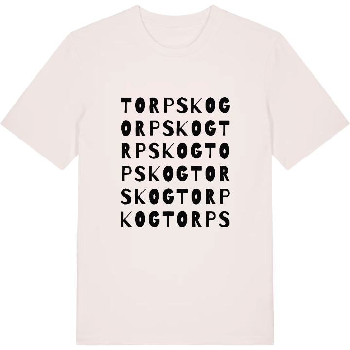 Torpskog ordlek t-shirt – t-shirt från PinShirt