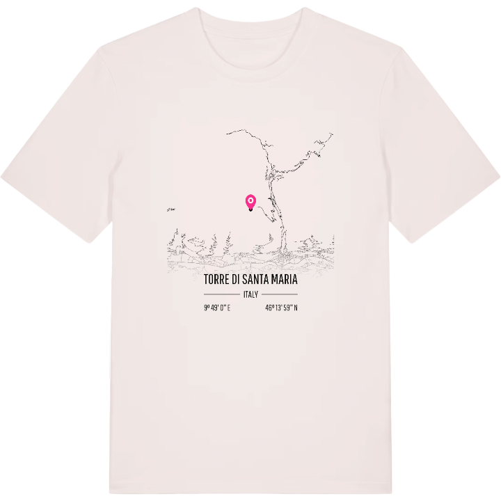 Torre di Santa Maria karta t-shirt – t-shirt från PinShirt