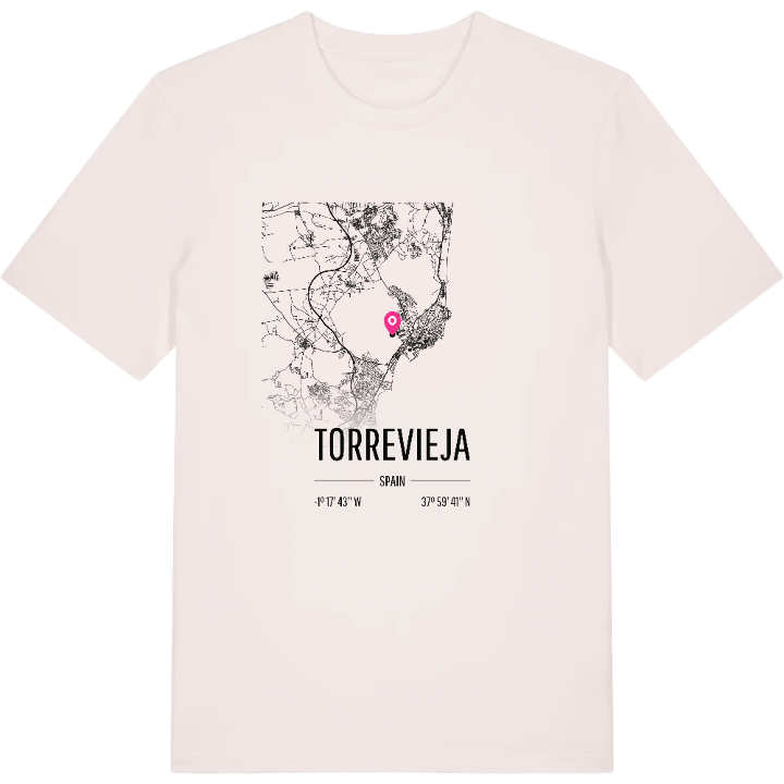 Torrevieja karta t-shirt – t-shirt från PinShirt