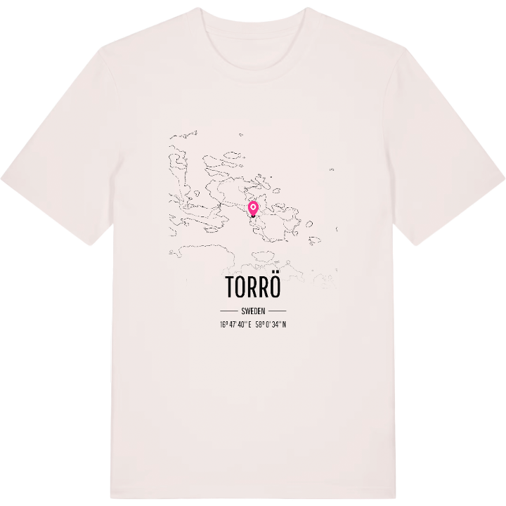 Torrö karta t-shirt – t-shirt från PinShirt