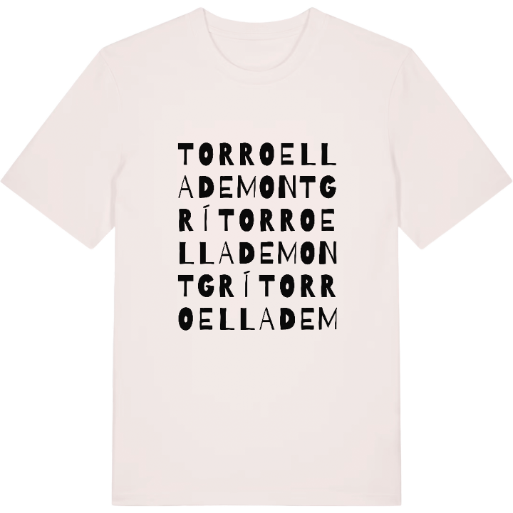 Torroella de Montgrí ordlek t-shirt – t-shirt från PinShirt