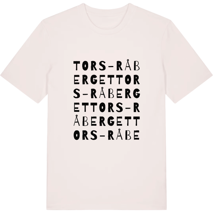Tors-Råberget ordlek t-shirt – t-shirt från PinShirt