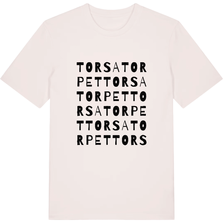 Torsatorpet ordlek t-shirt – t-shirt från PinShirt