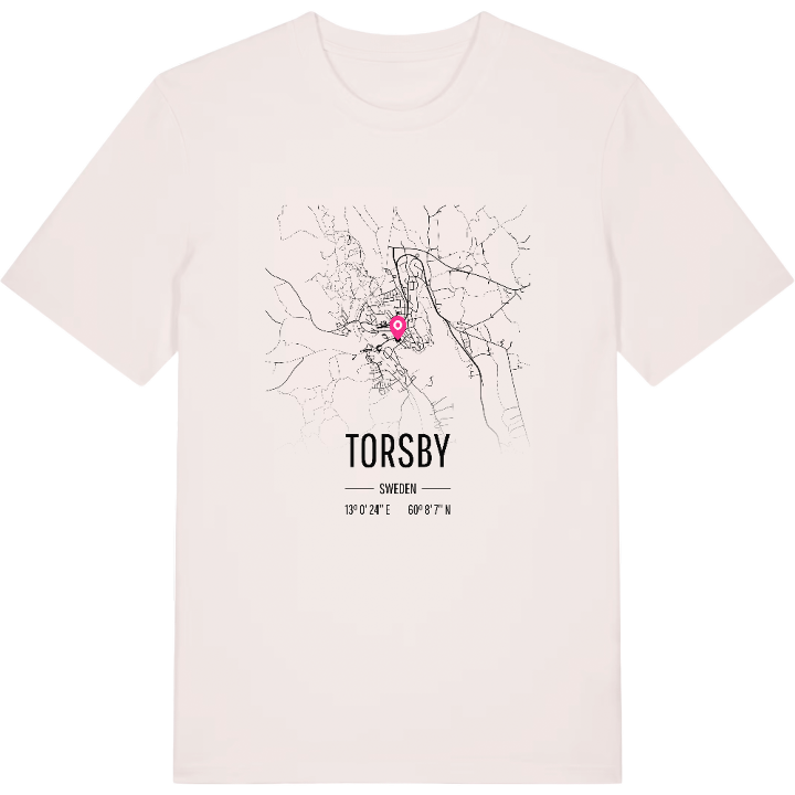 Torsby karta t-shirt – t-shirt från PinShirt
