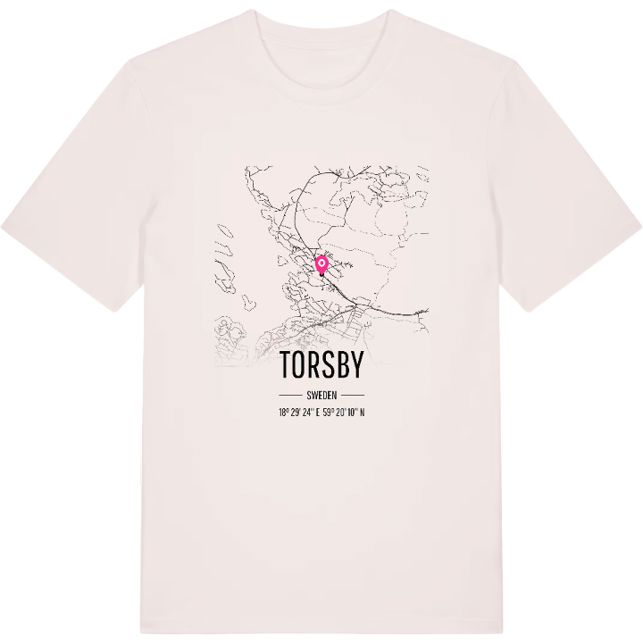 Torsby karta t-shirt – t-shirt från PinShirt