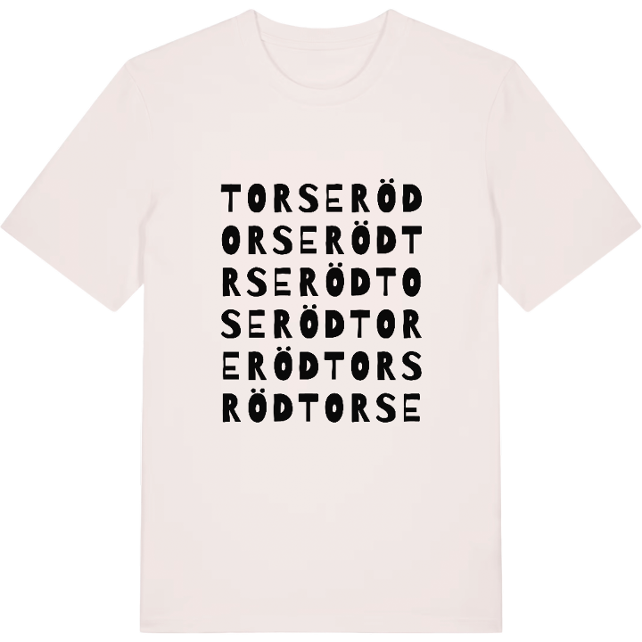 Torseröd ordlek t-shirt – t-shirt från PinShirt
