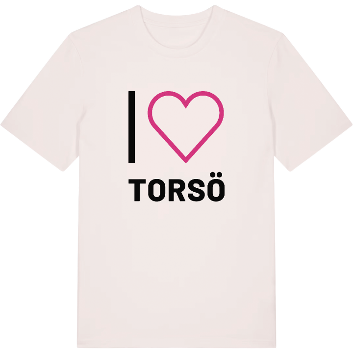 Jag älskar Torsö t-shirt stort tryck – t-shirt från PinShirt