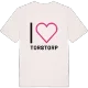 Jag älskar Torstorp t-shirt stort tryck