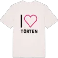 Jag älskar Törten t-shirt stort tryck