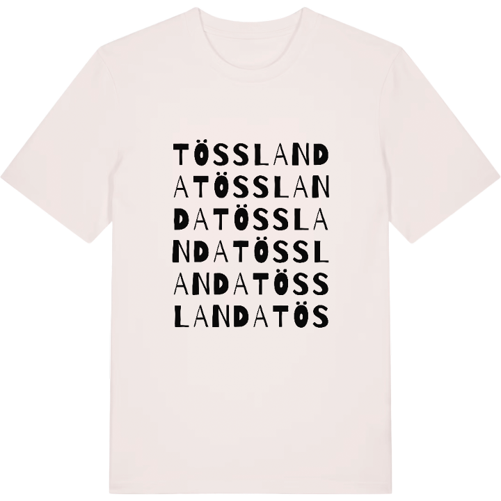 Tösslanda ordlek t-shirt – t-shirt från PinShirt