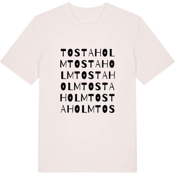 Tostaholm ordlek t-shirt – t-shirt från PinShirt