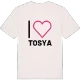 Jag älskar Tosya t-shirt stort tryck
