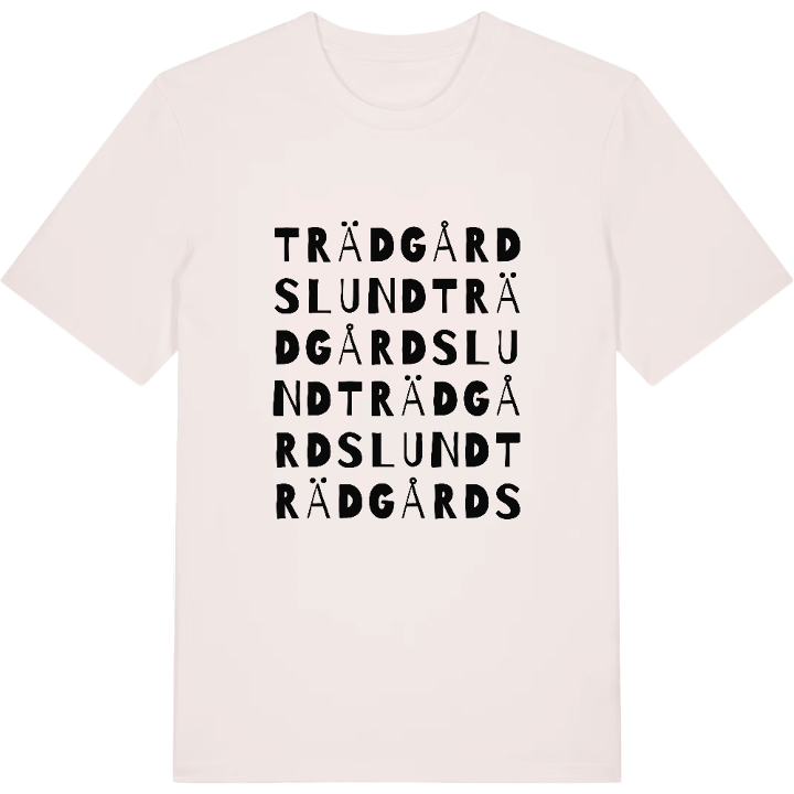 Trädgårdslund ordlek t-shirt – t-shirt från PinShirt