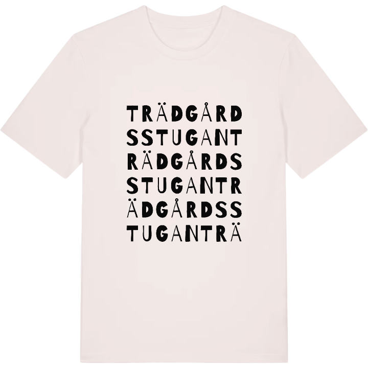 Trädgårdsstugan ordlek t-shirt – t-shirt från PinShirt