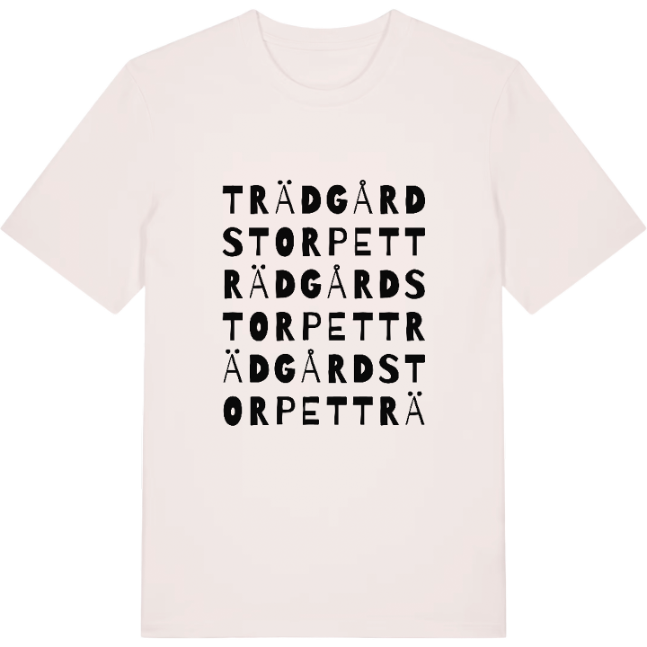 Trädgårdstorpet ordlek t-shirt – t-shirt från PinShirt