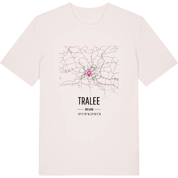 Tralee karta t-shirt – t-shirt från PinShirt