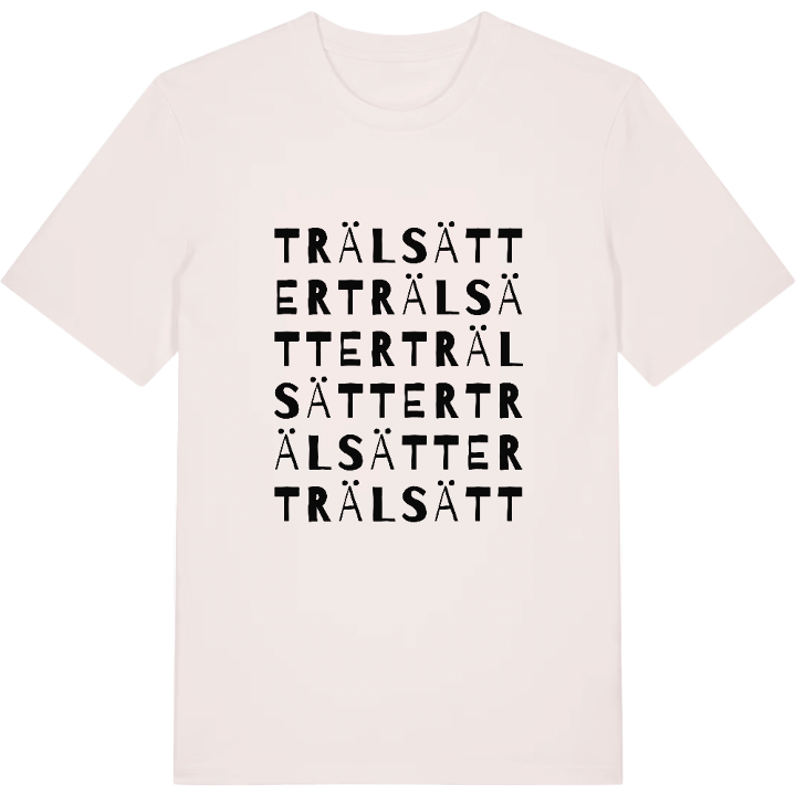 Trälsätter ordlek t-shirt – t-shirt från PinShirt