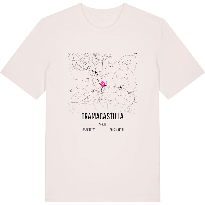 Tramacastilla karta t-shirt – t-shirt från PinShirt