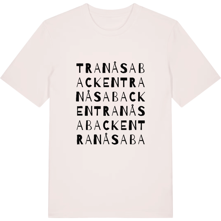 Tranåsabacken ordlek t-shirt – t-shirt från PinShirt