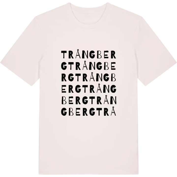 Trångberg ordlek t-shirt – t-shirt från PinShirt