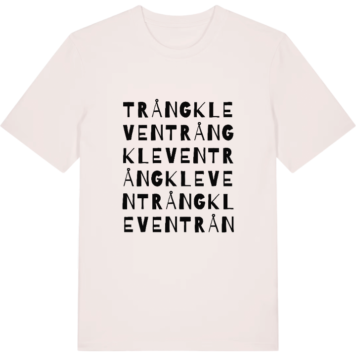 Trångkleven ordlek t-shirt – t-shirt från PinShirt