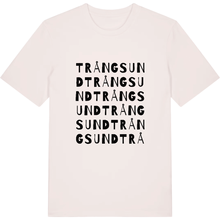 Trångsund ordlek t-shirt – t-shirt från PinShirt