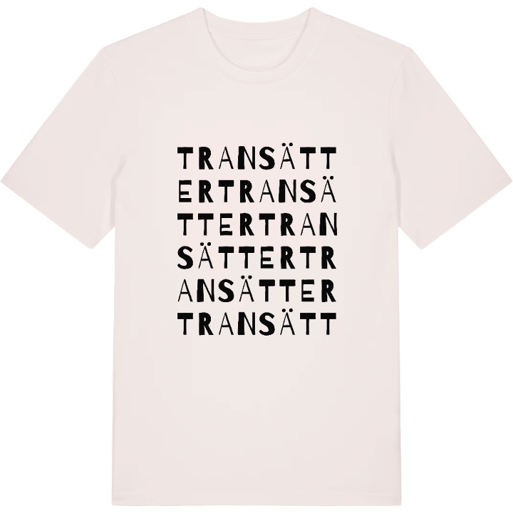 Transätter ordlek t-shirt – t-shirt från PinShirt