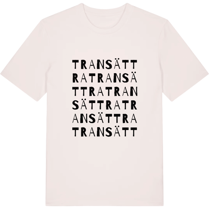 Transättra ordlek t-shirt – t-shirt från PinShirt