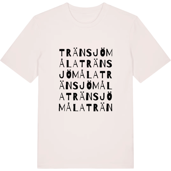 Tränsjömåla ordlek t-shirt – t-shirt från PinShirt