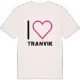 Jag älskar Tranvik t-shirt stort tryck