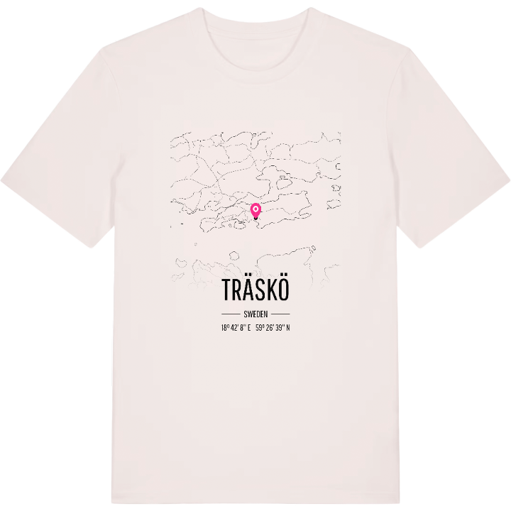 Träskö karta t-shirt – t-shirt från PinShirt