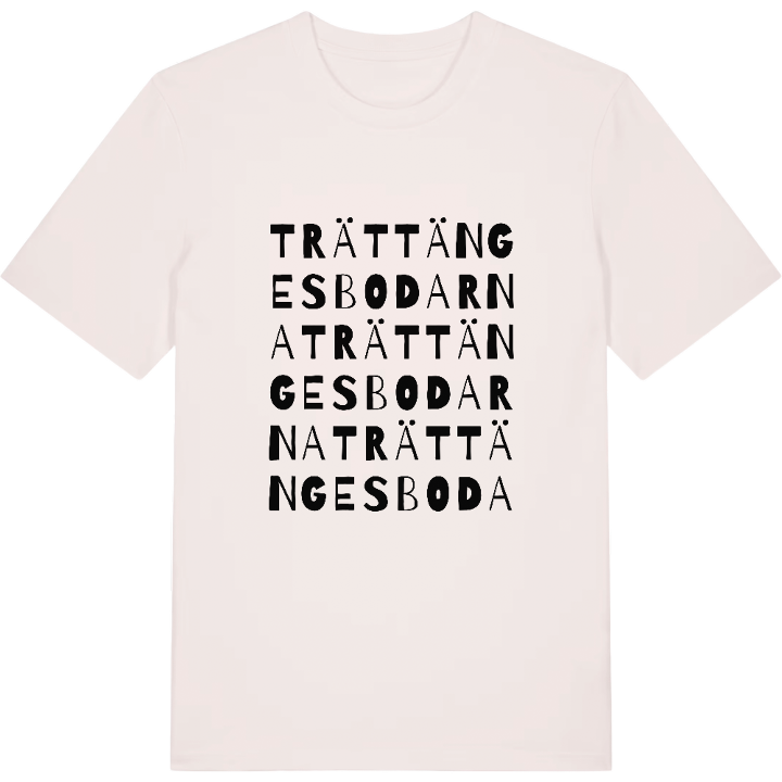 Trättängesbodarna ordlek t-shirt – t-shirt från PinShirt