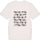 Trävattna ordlek t-shirt