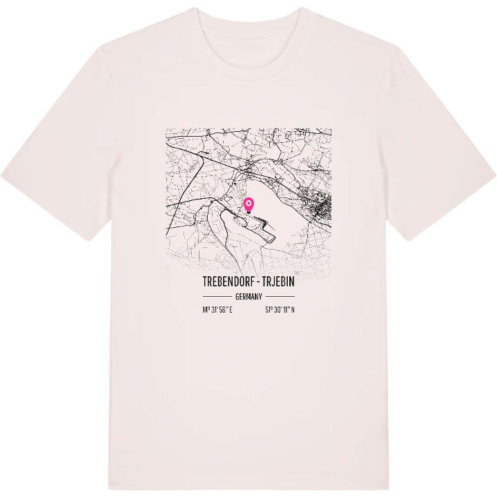 Trebendorf - Trjebin karta t-shirt – t-shirt från PinShirt