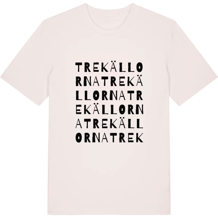 Trekällorna ordlek t-shirt – t-shirt från PinShirt
