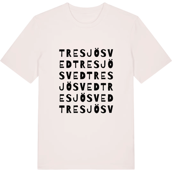 Tresjösved ordlek t-shirt – t-shirt från PinShirt
