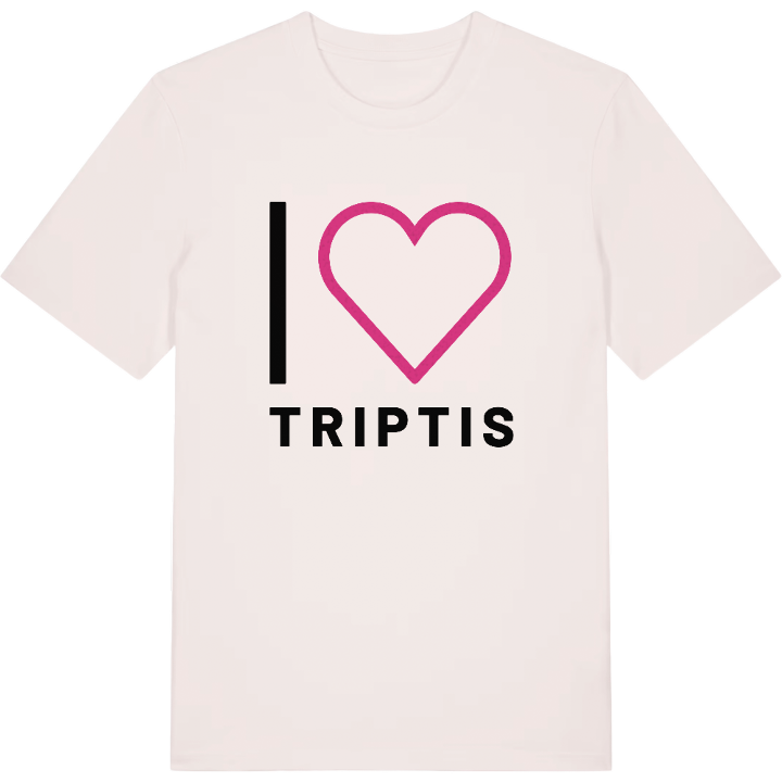 Jag älskar Triptis t-shirt stort tryck – t-shirt från PinShirt