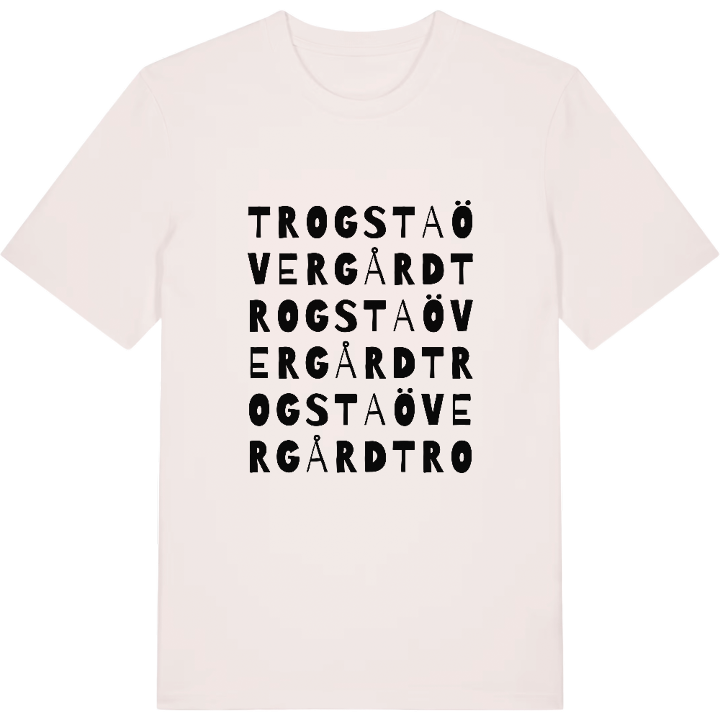 Trogsta Övergård ordlek t-shirt – t-shirt från PinShirt