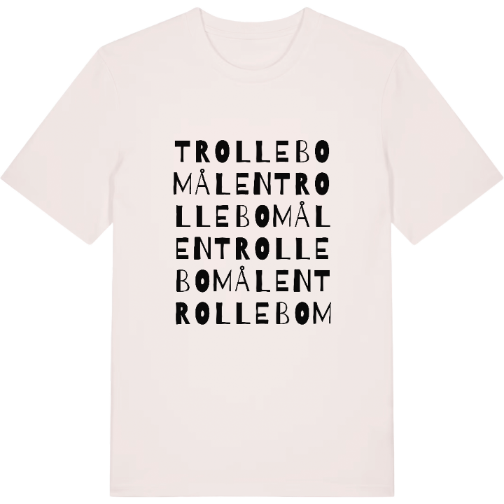 Trollebomålen ordlek t-shirt – t-shirt från PinShirt