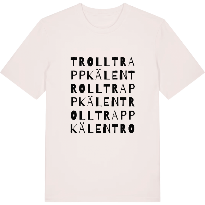 Trolltrappkälen ordlek t-shirt – t-shirt från PinShirt