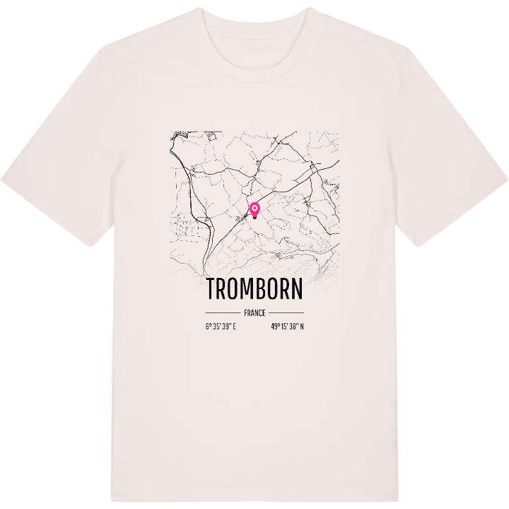 Tromborn karta t-shirt – t-shirt från PinShirt