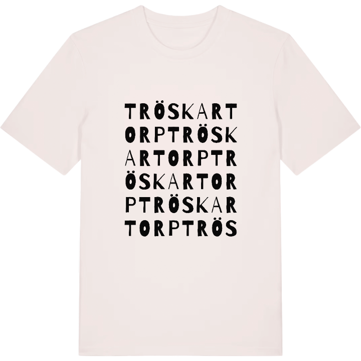 Tröskartorp ordlek t-shirt – t-shirt från PinShirt