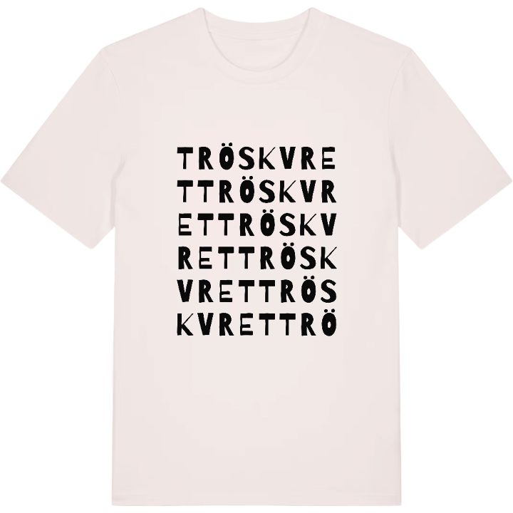 Tröskvret ordlek t-shirt – t-shirt från PinShirt