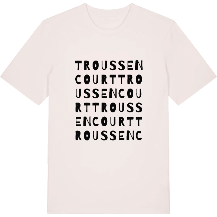 Troussencourt ordlek t-shirt – t-shirt från PinShirt